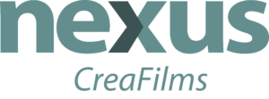 Logo Nexus Creafilms blanco